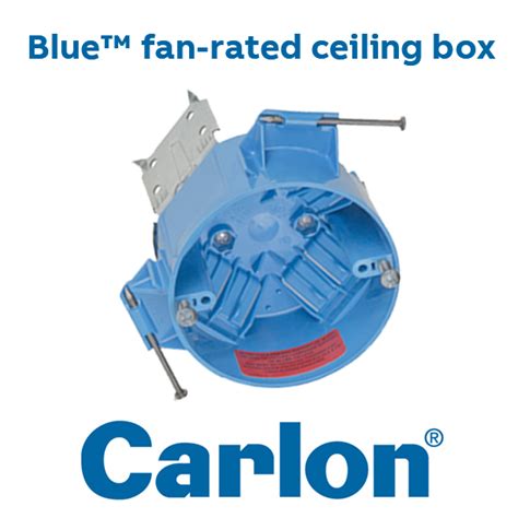 carlon metal fan box m8708l|carlon blue fan rated box.